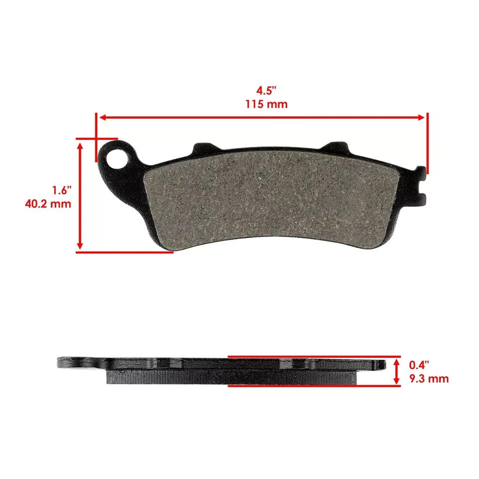 for Honda VT1300CXA VT 1300CXA FURY ABS 2010-2015 Front & Rear Brake Pads