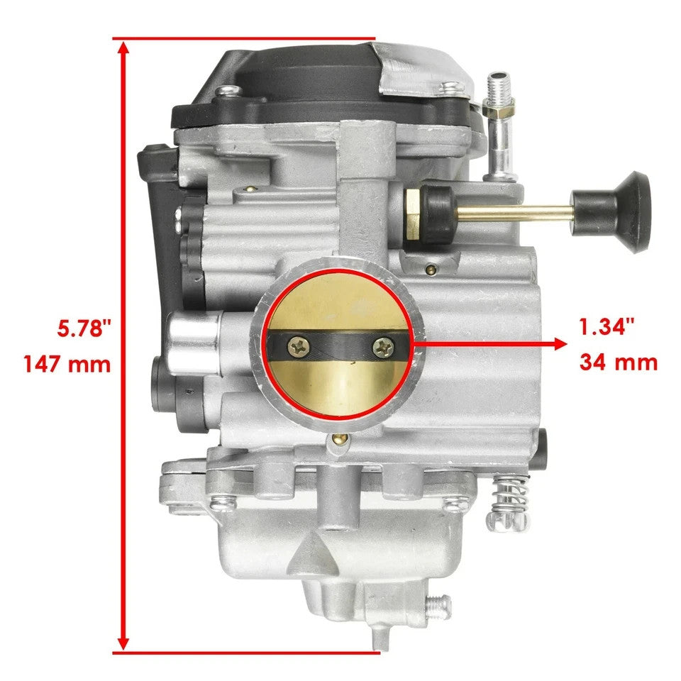 Carburetor fits Yamaha Big Bear 350 YFM350FW 4X4 1999 Carb YFM350 FW