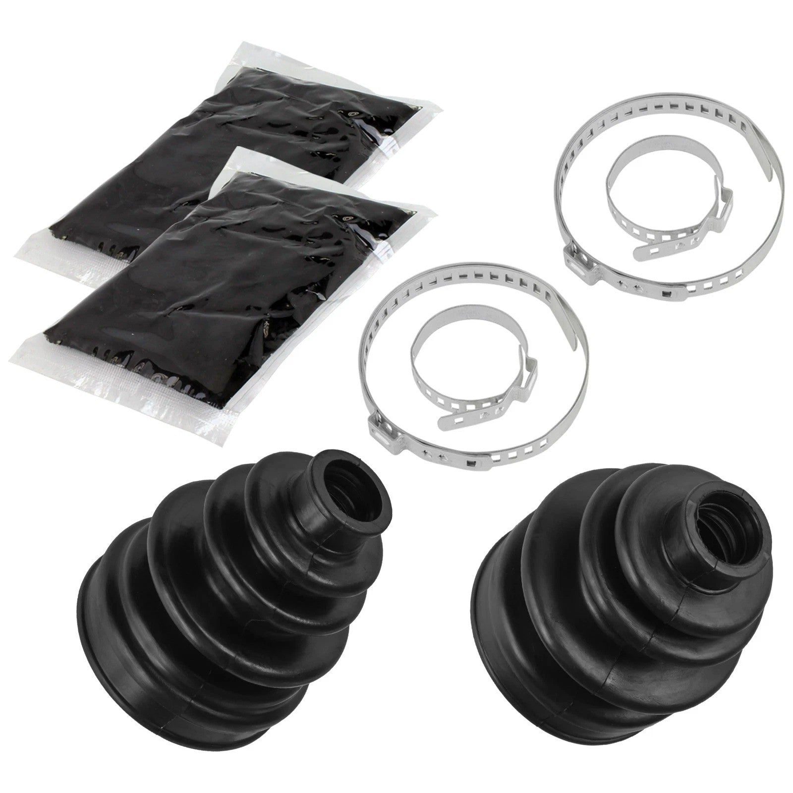 Rear Axle Inner Outer CV Boot Kit for Yamaha Grizzly 660 YFM660F 4X4 2002-2008