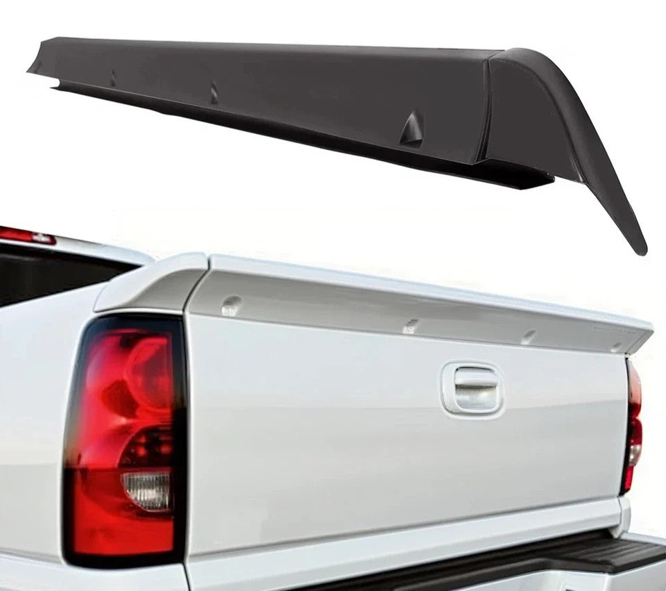 For 99-06 Chevy Silverado GMC Sierra Tailgate Rear Spoiler Wing SS Polyurethane