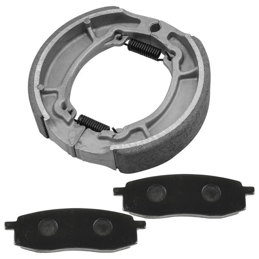 for Yamaha Tt350 Acier Tt 350 1986-1993 Front Brake Pads & Rear Brake Shoes