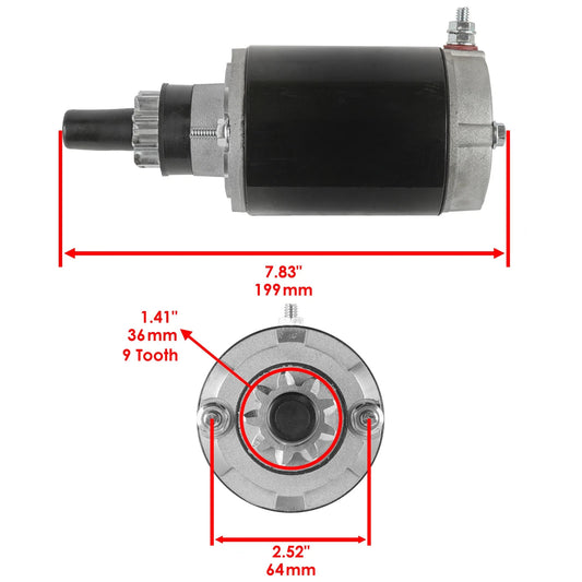 New for Johnson  Outboard 20 25 28 30 35 Hp Starter 1980 1981 1982 1983 -1994