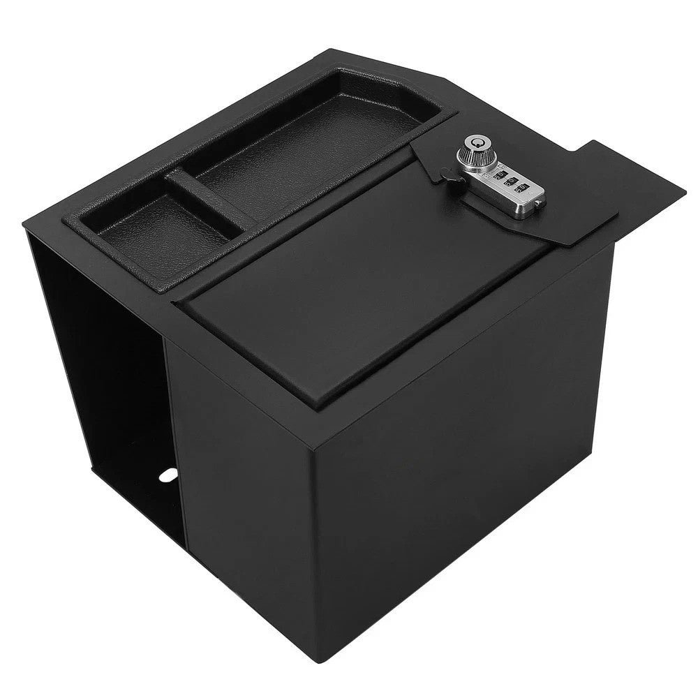 For Toyota 08-21 Sequoia Tundra 07-13 3-Digit Center Console Safe Box With KEY