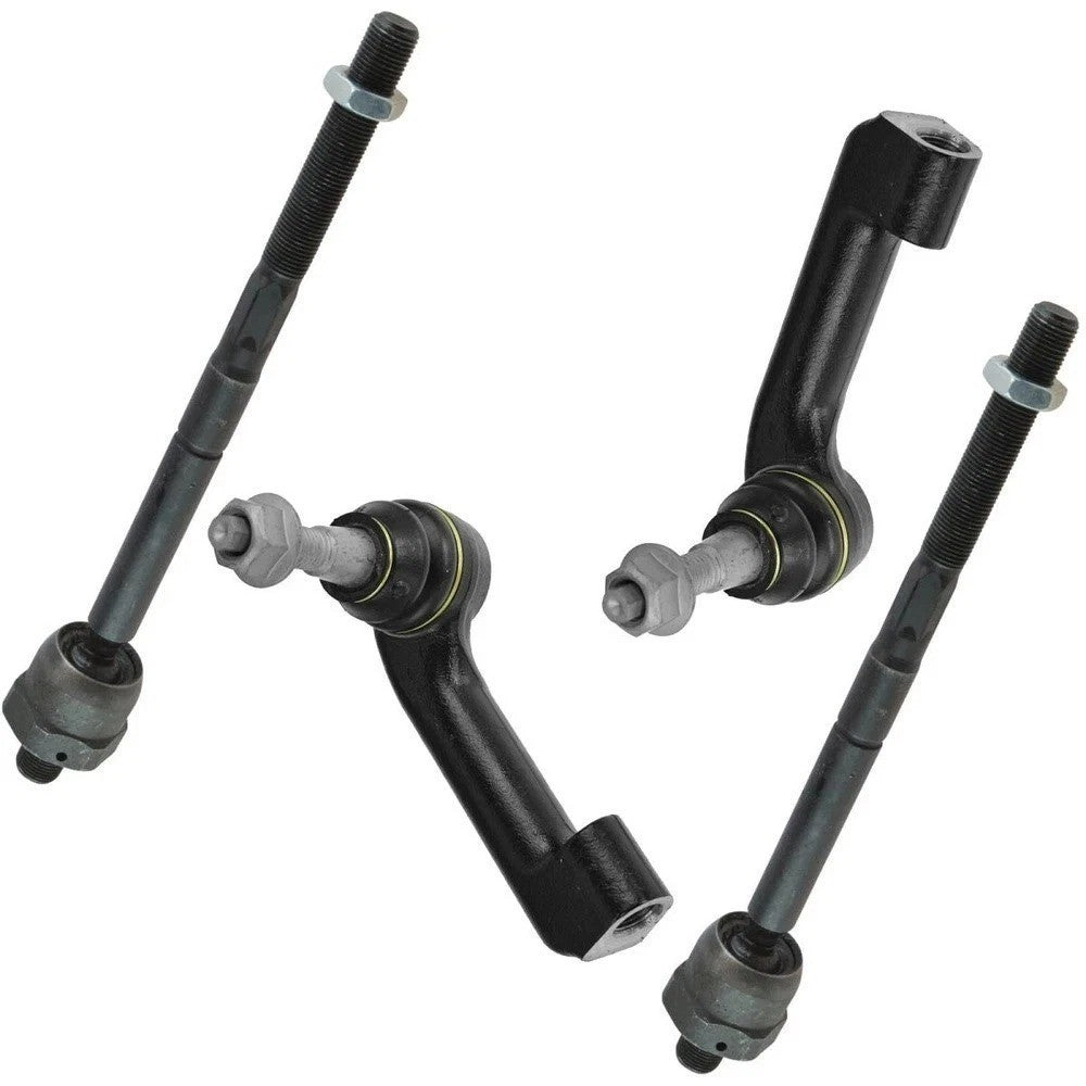 Front Inner Outer Tie Rod End Driver Passenger Steering Kit Set 4pc for F150 New