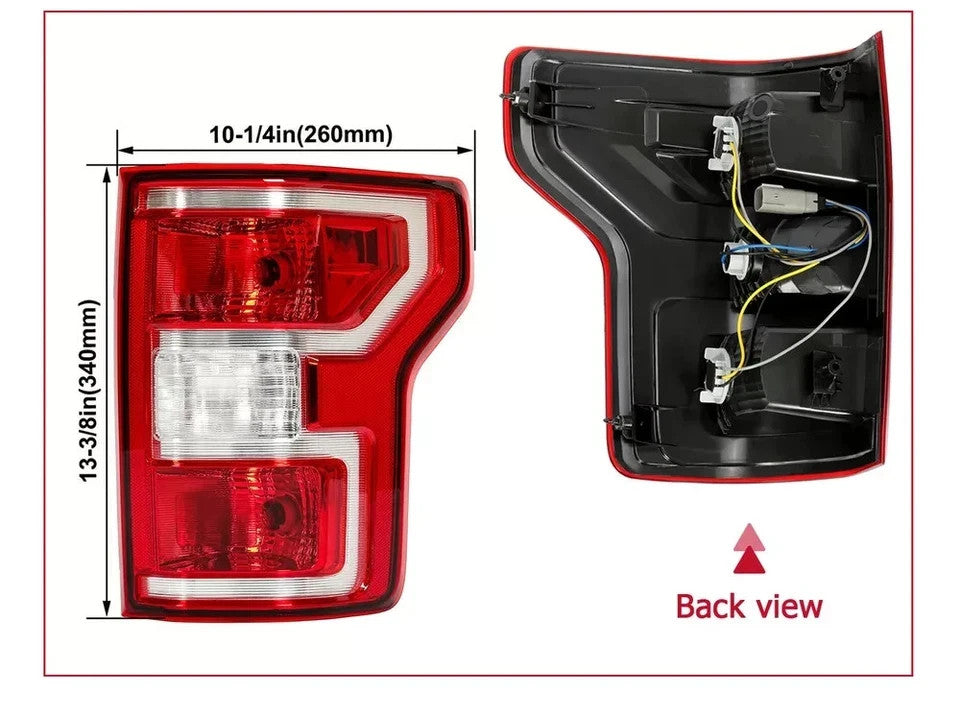 For Ford F150 F-150 Pickup 2018 2019 2020 Tail Light Brake Lamp Right Passenger