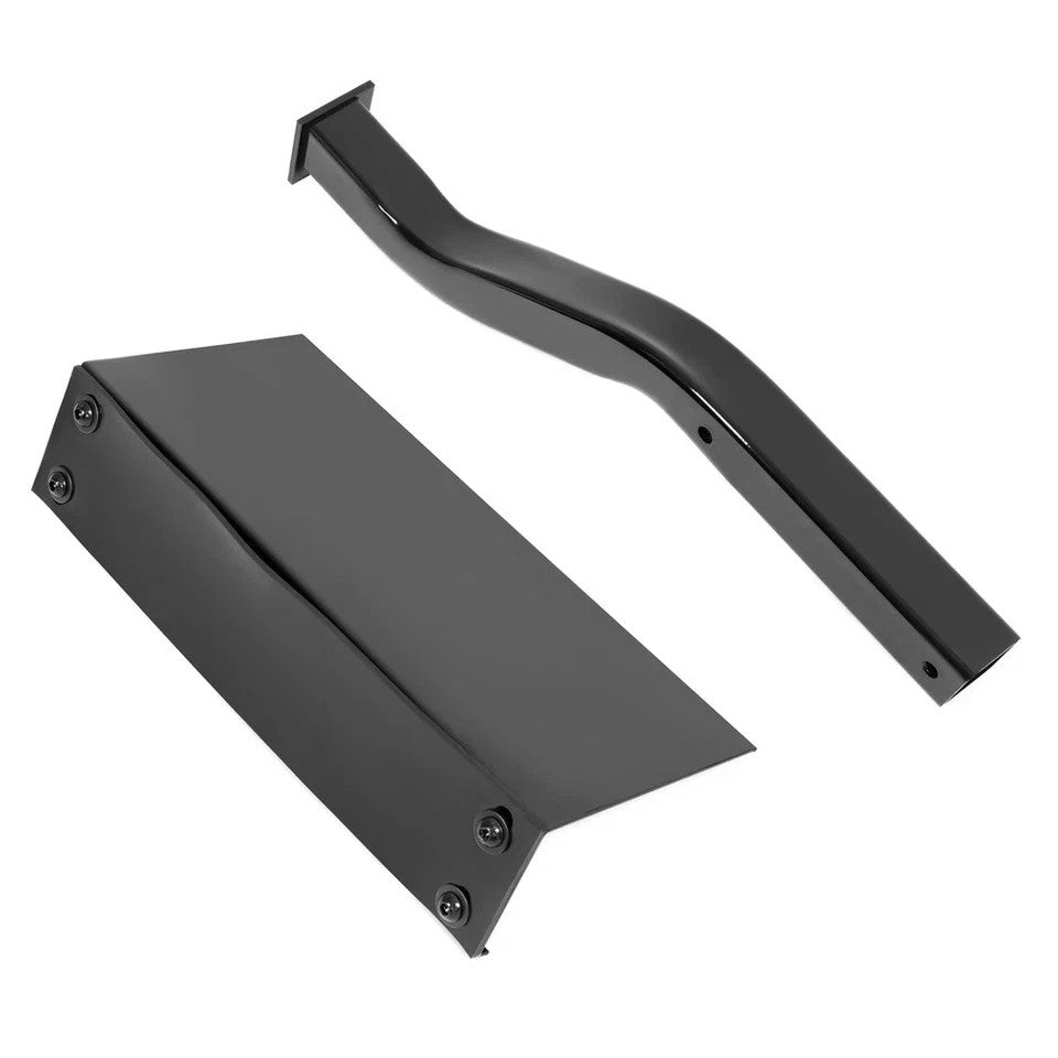 HECASA Universal Rear Half Fender Mounting Bracket Heavy Duty Black Pair