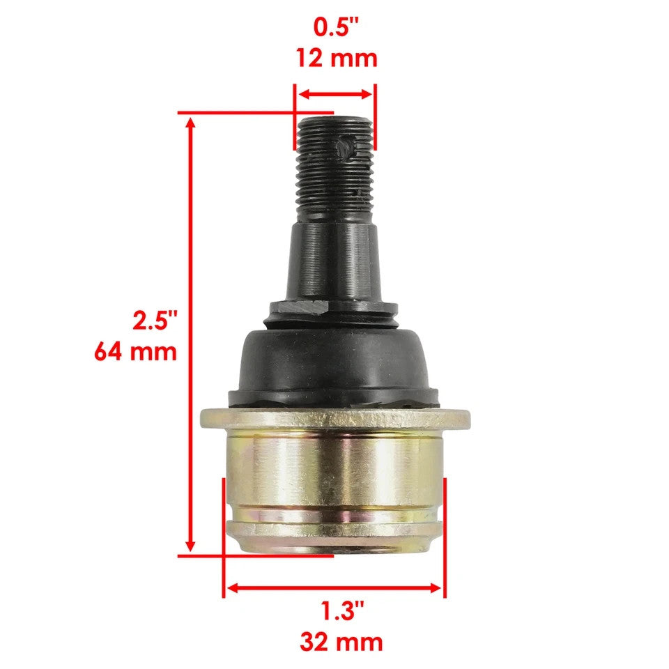 2 Upper or Lower Ball Joints for Yamaha Rhino 700 Fi YXR70F 2008 2013