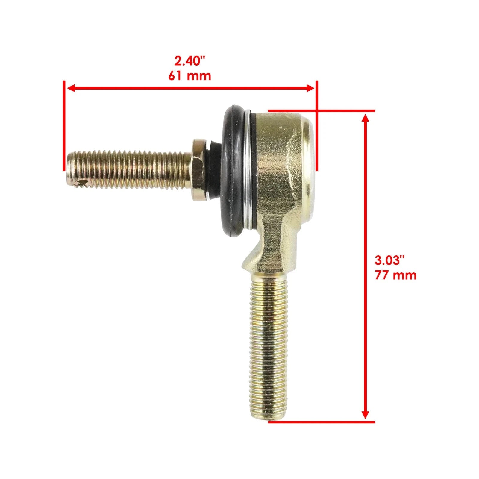 2 Sets Of Tie Rod End Kit for Suzuki LTA500 LTA500F LT-A500F Vinson 2002 2003