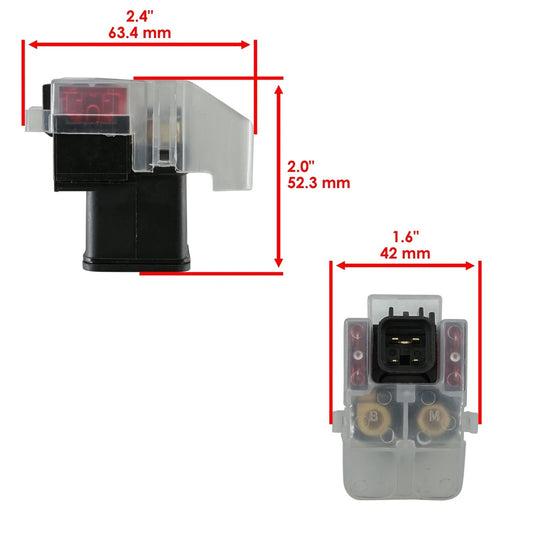Caltric Starter Solenoid Relay Switch For Honda CRF450RL 2021 2022 2023
