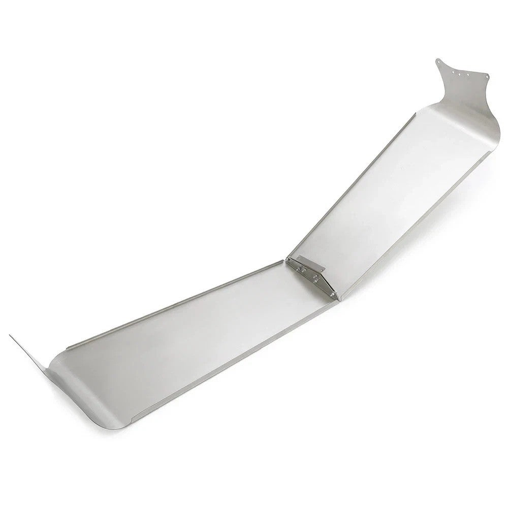 For Peterbilt 377 378 379 335 386 Silver Drop Sun Visor 304 Stainless Steel