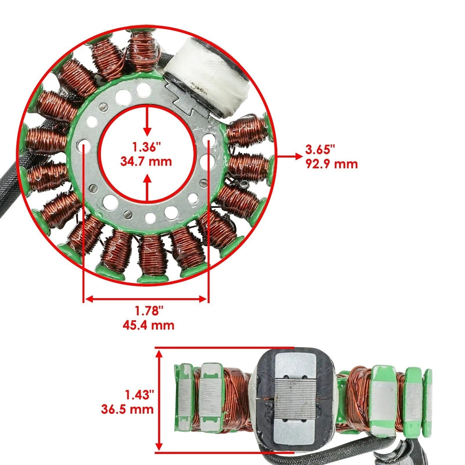Stator And Gasket for Suzuki LT-F160 LTF160 Quadrunner 160 2X4 1991 1992-2001