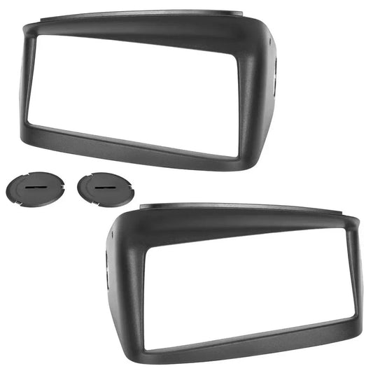 HECASA For Chevrolet Corvette C5 1997-2004 Headlight Bezels And Plug Kit Pair
