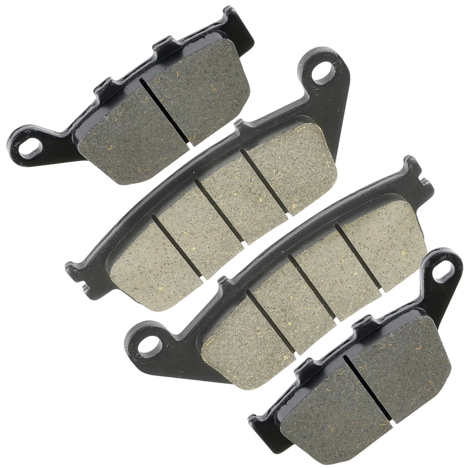 Caltric Front and Rear Brake Pads for Honda CBR500R CBR500RA ABS 2013-2024