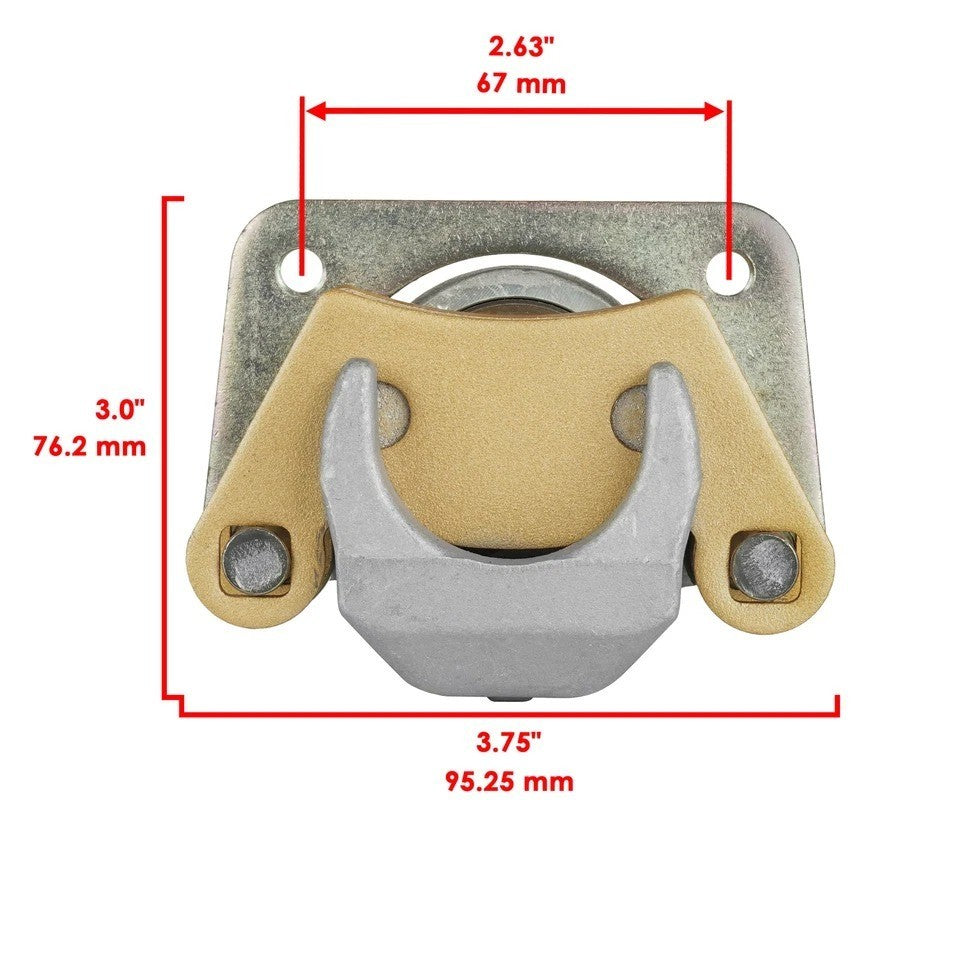 Rear Left Brake Caliper fits Polaris Ranger Crew 500 4X4 2011 2012 2013