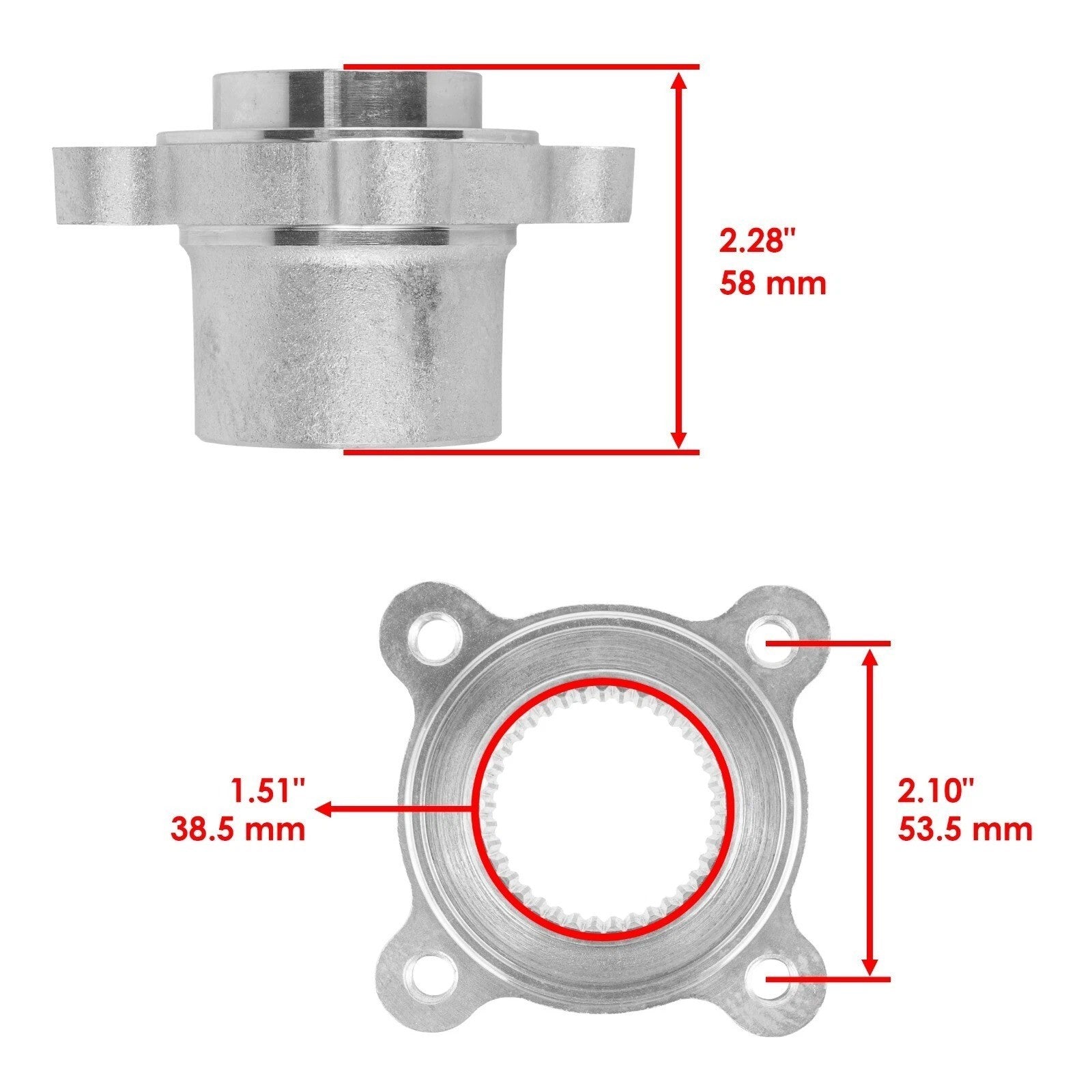 Rear Brake Disc Rotor Hub Bracket fits Yamaha 2GU-25712-00-00