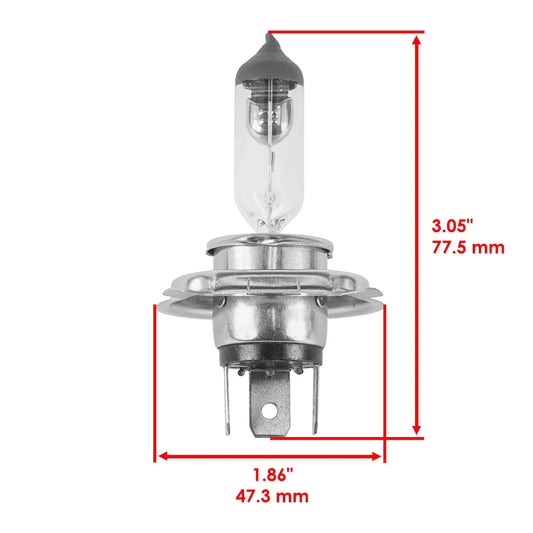 2 Headlight Bulb 12V-35/35W for Yamaha 1SC-H4314-00-00 5ST-H4314-10-00