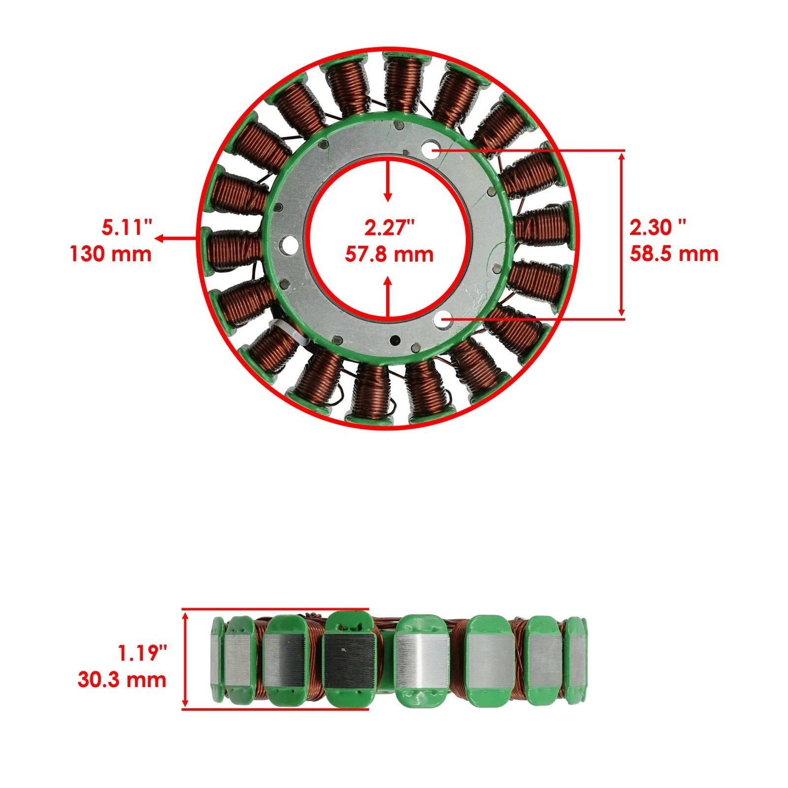 Stator And Gasket for Yamaha V Star 1100 XVS1100 XVS 1100 Custom 1999-2009