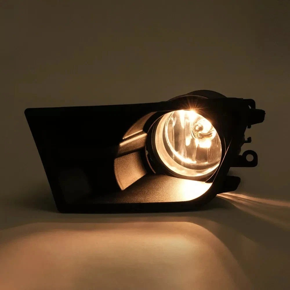 HECASA Bumper Fog Lights Driving Lamp & Bezel W/Bulbs For Ford Mustang 2010-2012