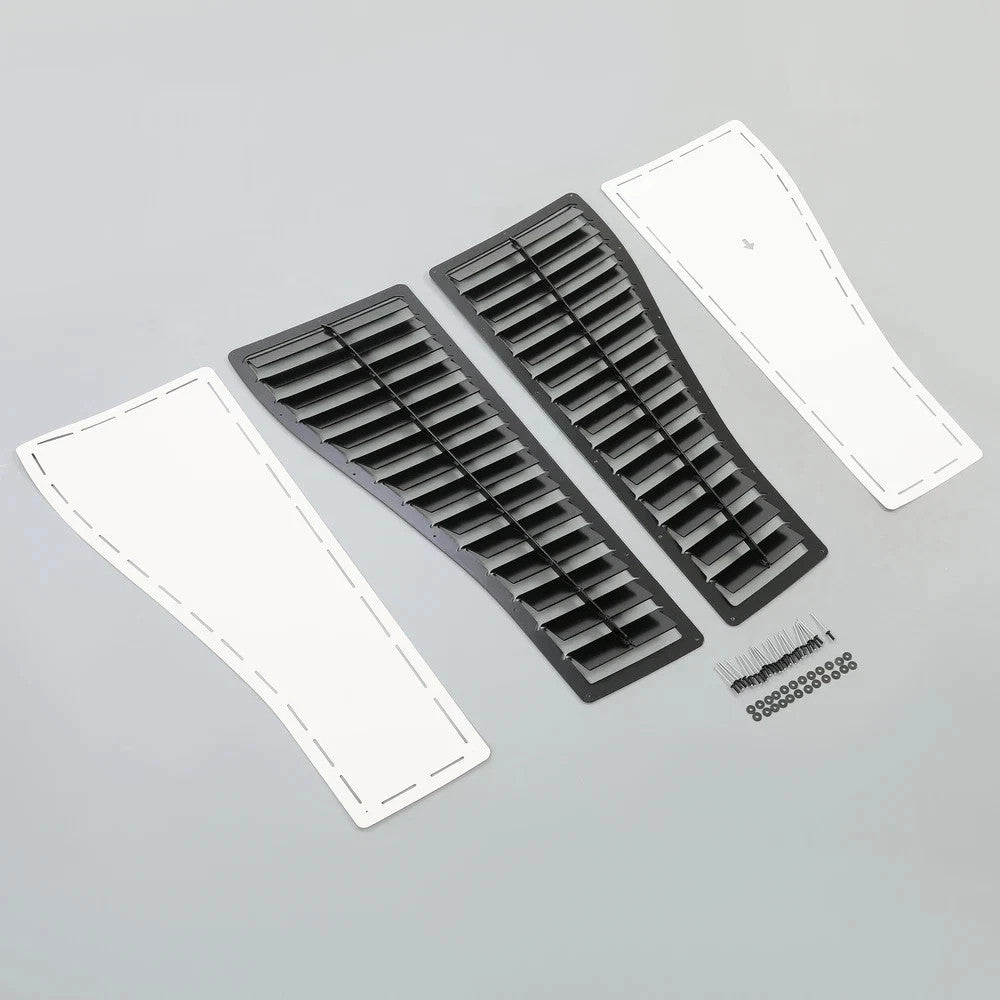 HECASA For Camaro Z28 IROC-Z IROC 85-90 Heat Extractor Hood Louvers Scoop Steel