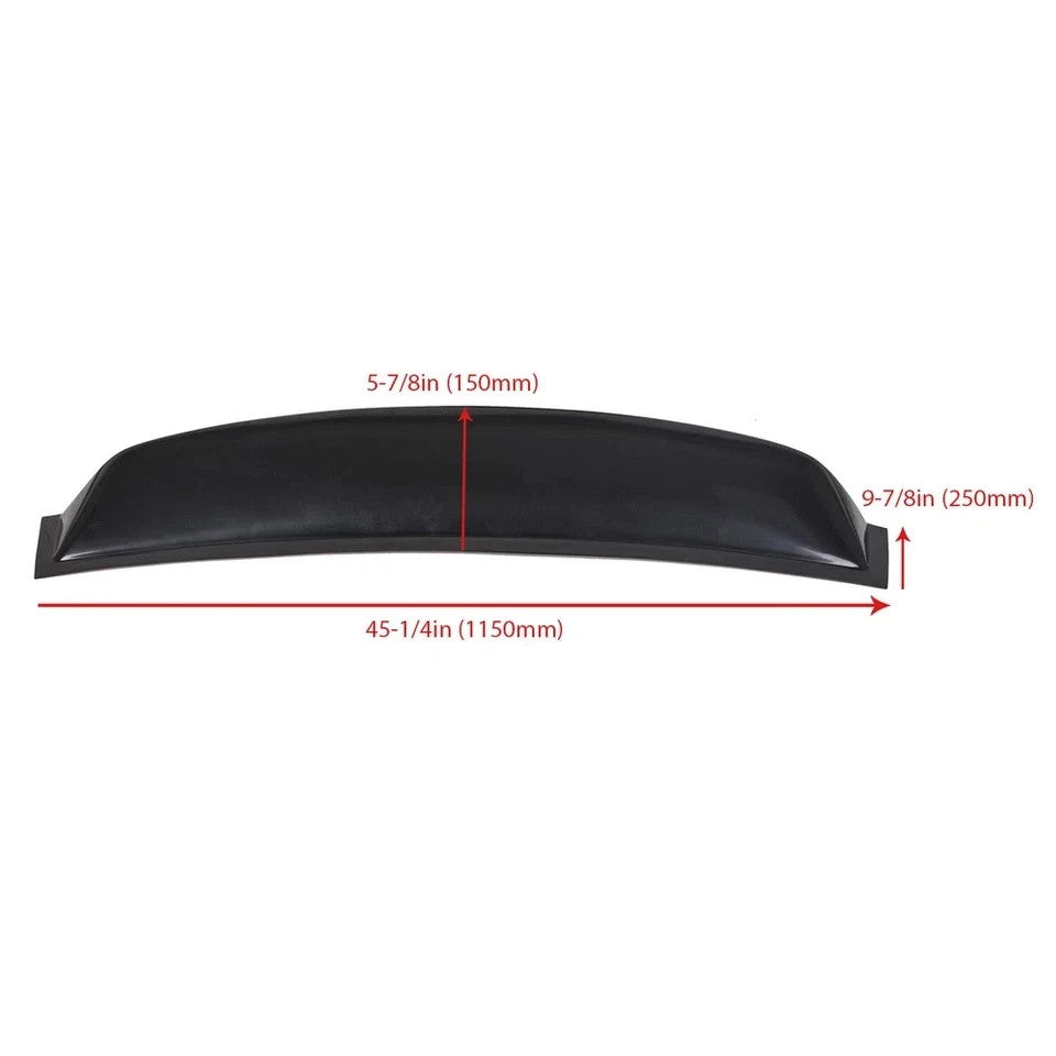 For 06-15 Honda Civic 4DR Sedan ABS Rear Window Roof Vent Visor Spoiler Wing