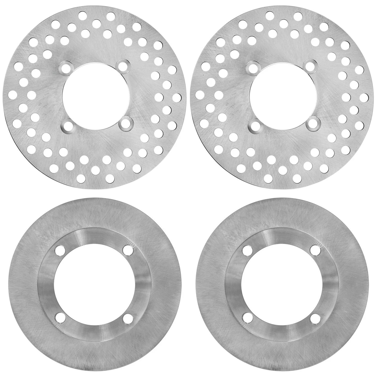 Front And Rear Brake Disc Rotor for Yamaha Rhino 700 YXR700 4X4 2008 2009-2013
