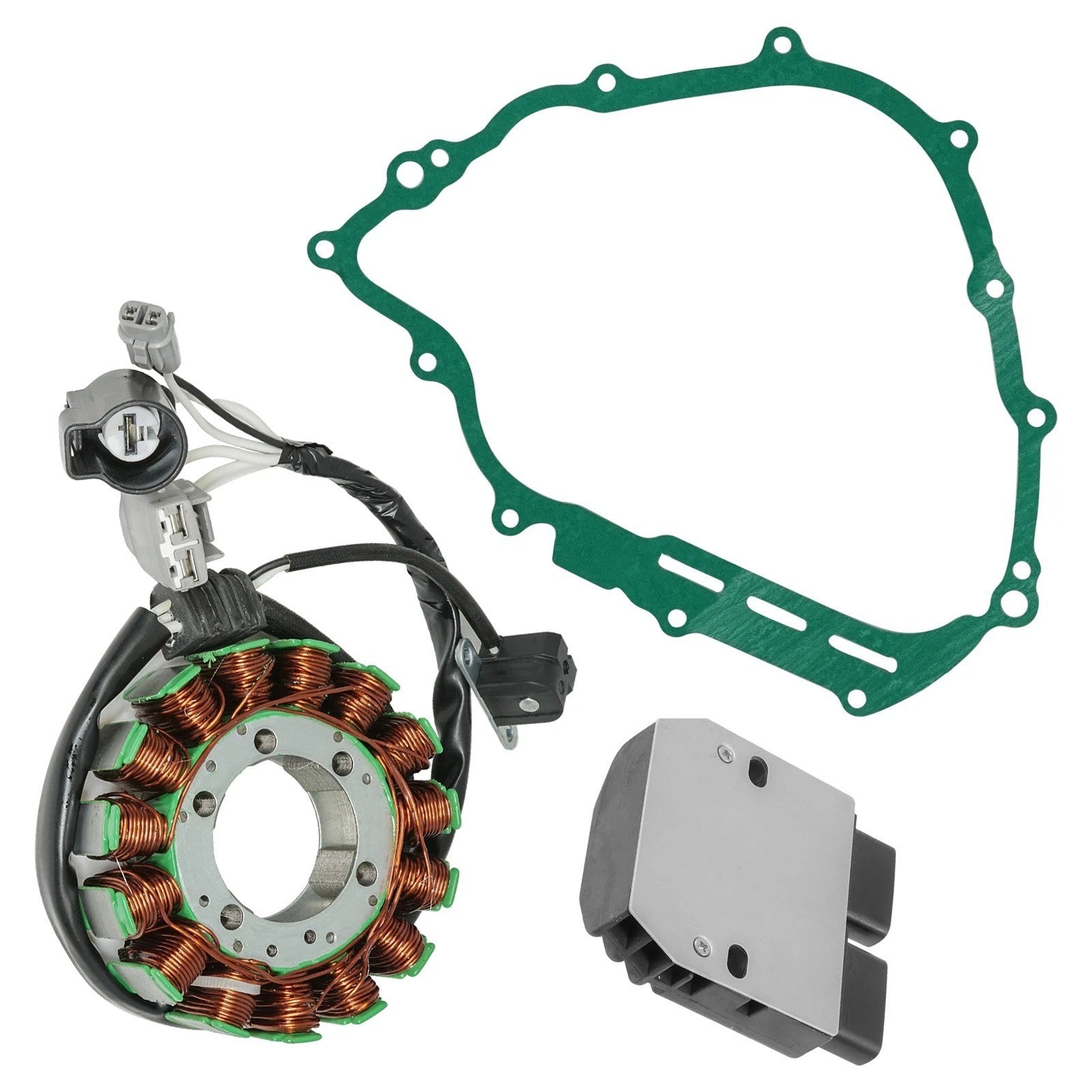 Stator & Regulator for Yamaha Rhino 700 YXR700F 4X4 Fi 2008-2013 W/Gasket
