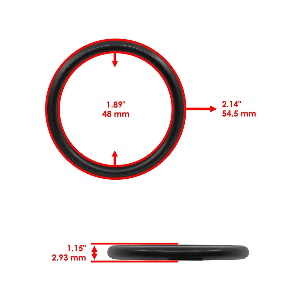 Caltric Exhaust Pipe Gaskets For Honda Nighthawk 750 CB750 1991-2003