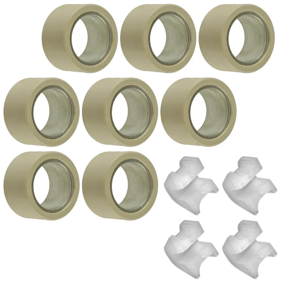 8x Clutch Roller Weights with Sliders for Suzuki Vinson 500 LTA500F 2002-2007