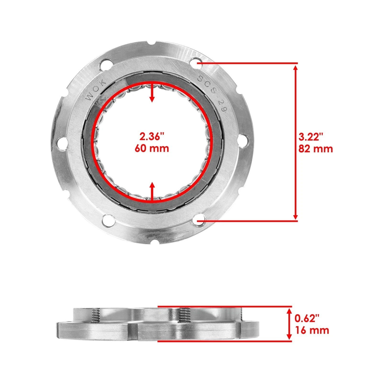 Starter Clutch One Way Bearing Sprag for Honda VT1100C Shadow Spirit 1999-2007