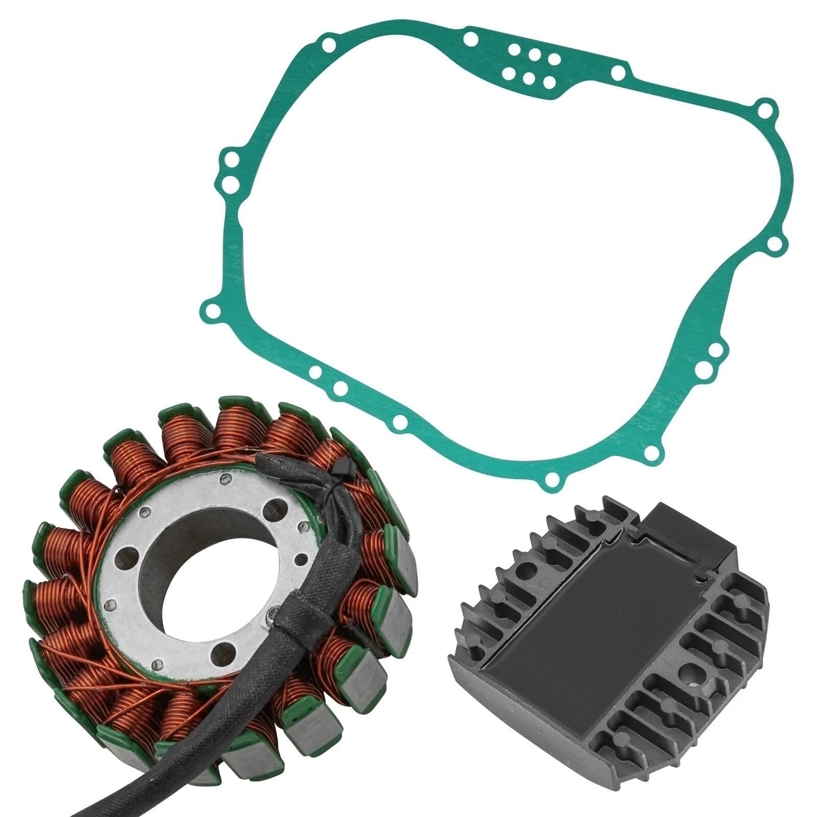 Stator & Gasket & Regulator for Kawasaki Lakota 300 KEF300 1995 1996 1997-2000
