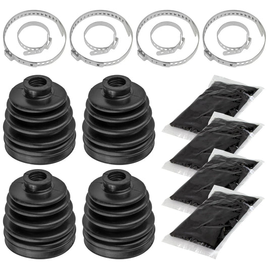 2 Rear Axle Inner And Outer CV Boot Kits for Polaris Sportsman 500 4X4 HO 99-05