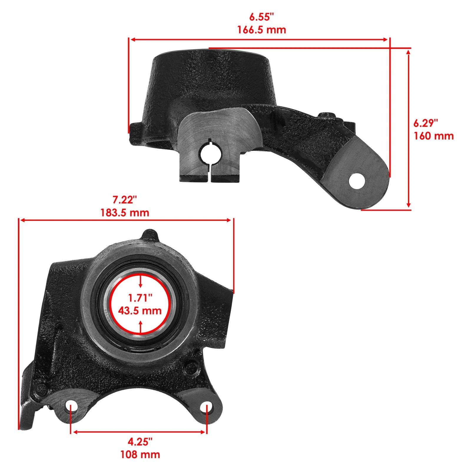 Front Right Knuckle For Polaris RZR 800 2008-13 / RZR 570 12-20 5135443