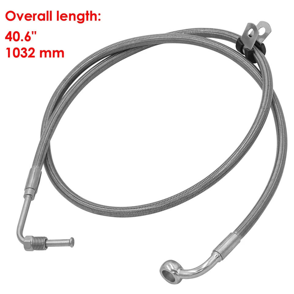 Rear Left & Right Brake Line For Polaris RZR Trail S 1000 16-21 / S4 1000 19-21
