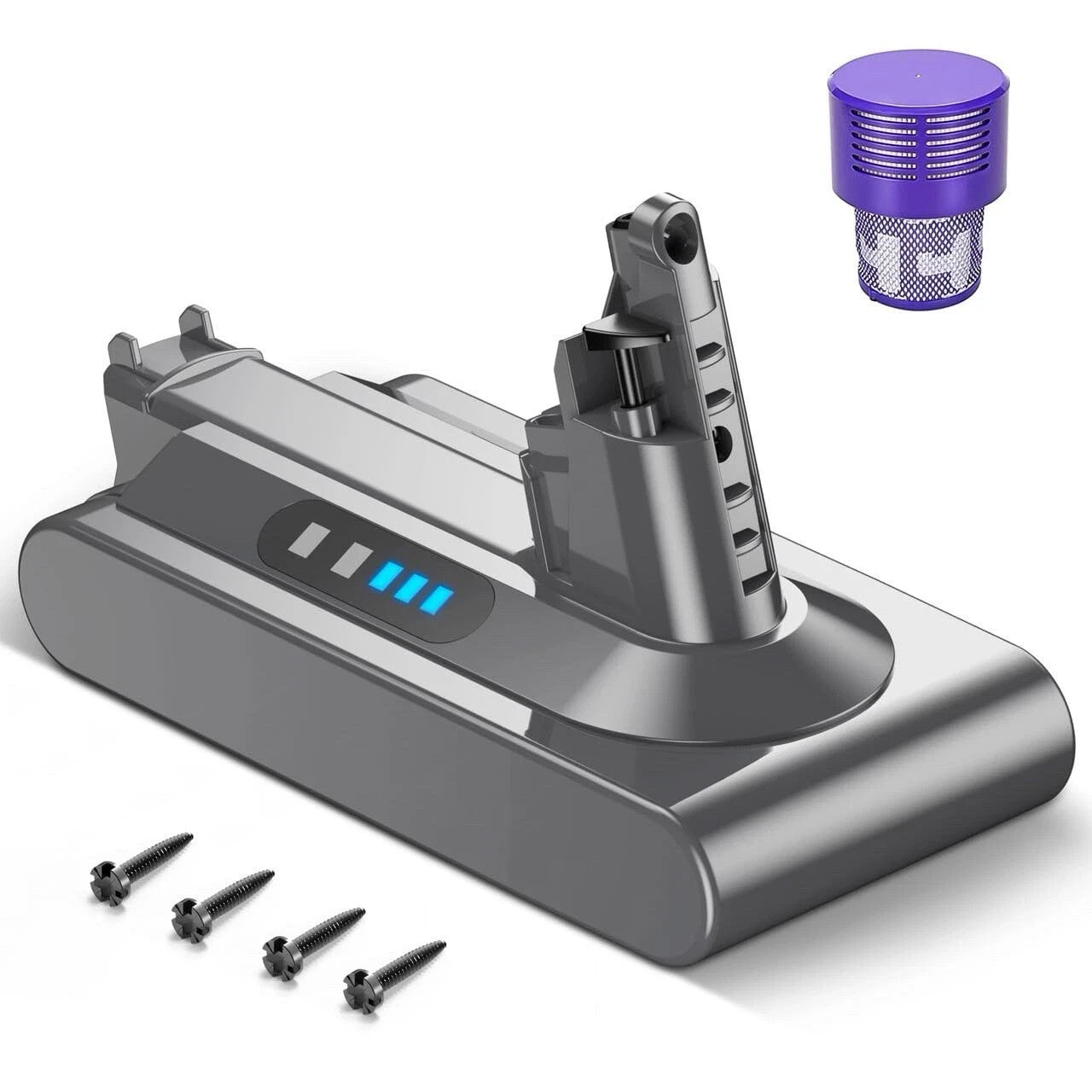 6000mAh 25.2V V10 Battery Replacement for Dyson V10 SV12 Battery (NOT FIT SV10)