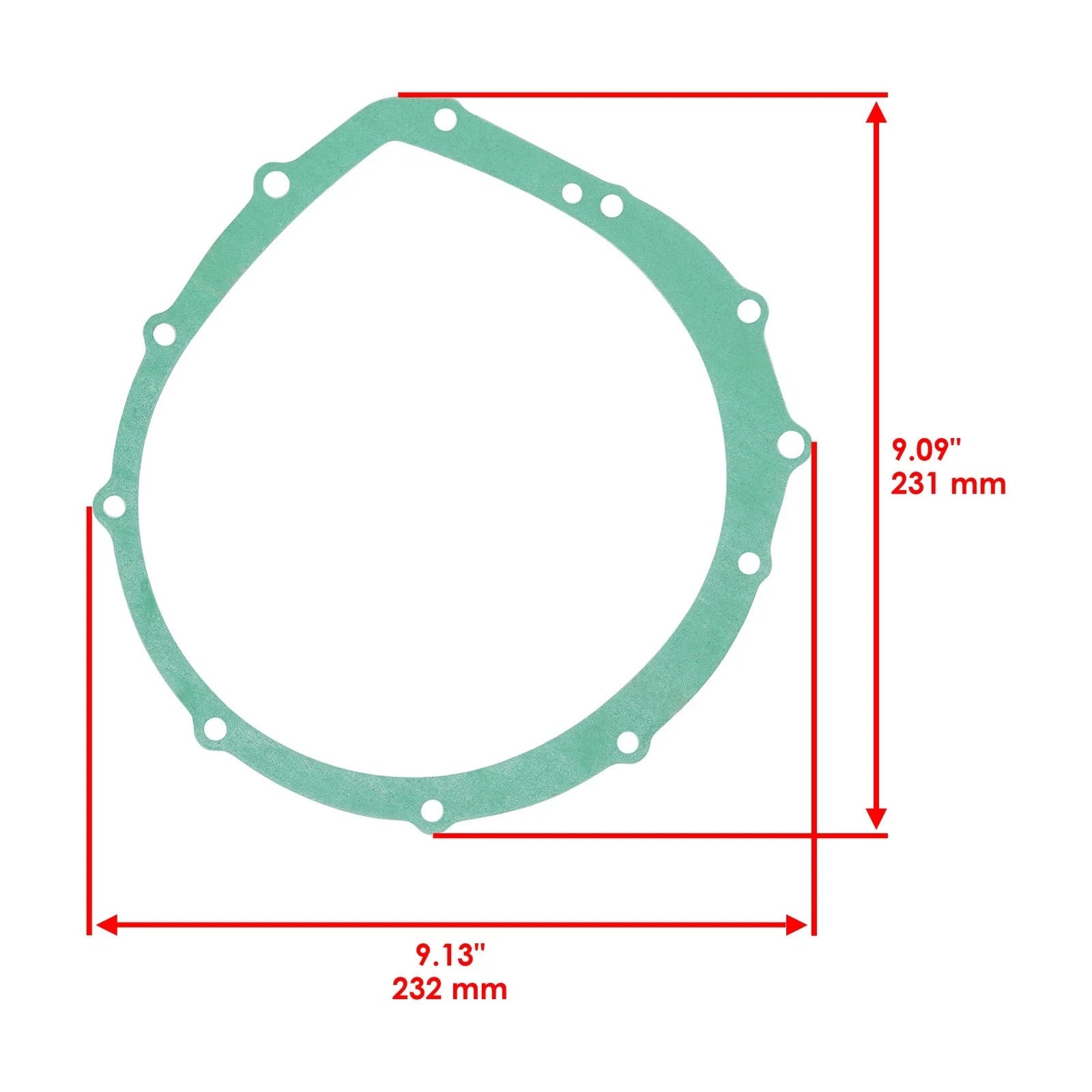 Caltric Clutch Cover Gasket For Honda CB900C 900 Custom 1980-1982 11396-425-306