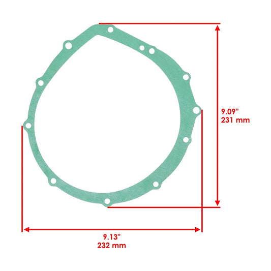 Caltric Clutch Cover Gasket For Honda CB900C 900 Custom 1980-1982 11396-425-306