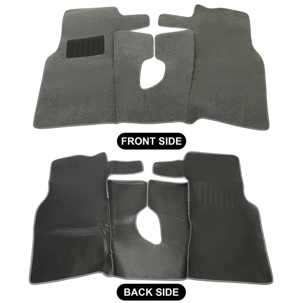 HECASA For Jeep Wrangler TJ 1997-06 Interior Carpet Kit Rug Floor Mat 6pcs GRAY