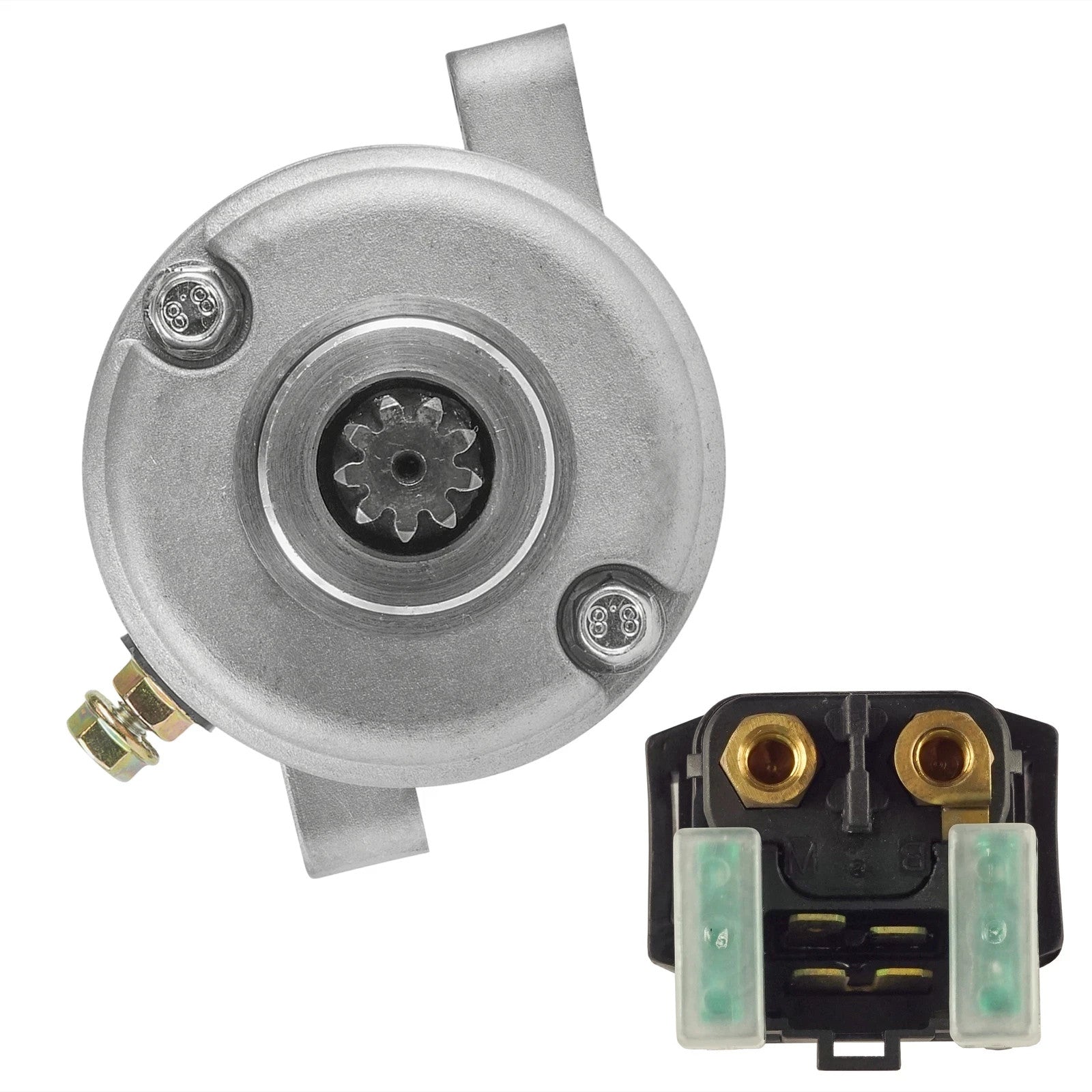 Starter & Relay Solenoid for Yamaha Big Bear 400 YFM400 2000-2012 Atv New