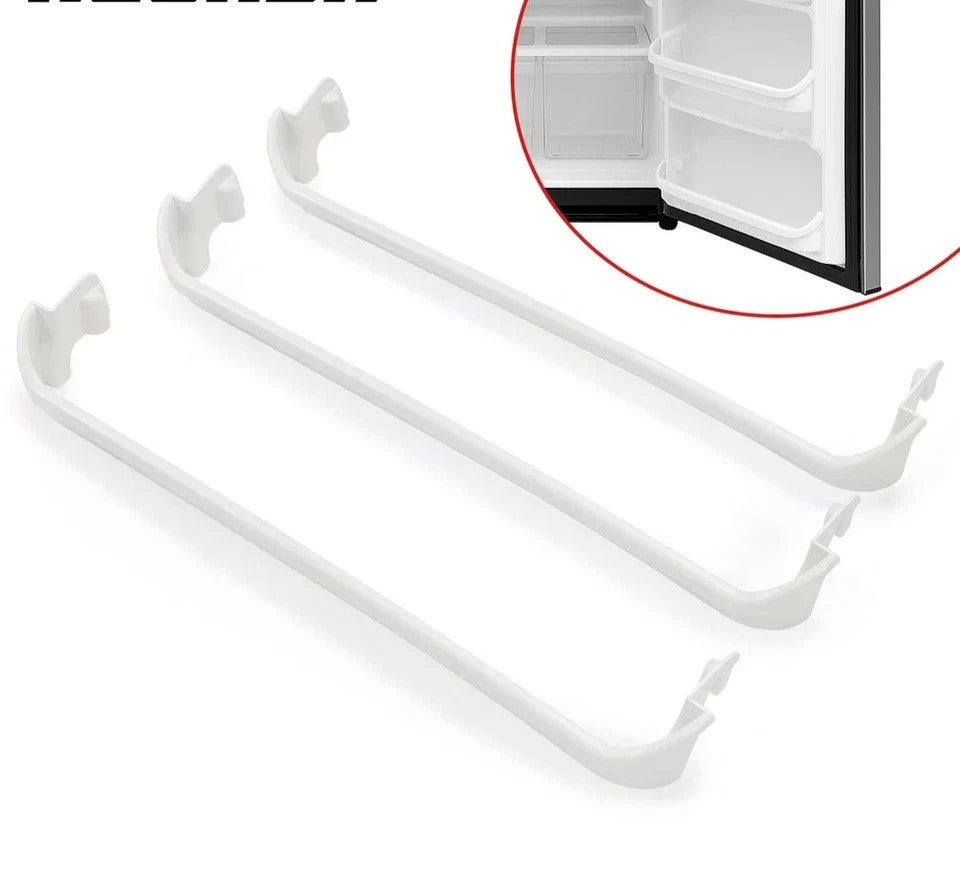 HECASA 3PCS Door Rack Shelf Bar For Frigidaire Kenmore 240534701 240534901
