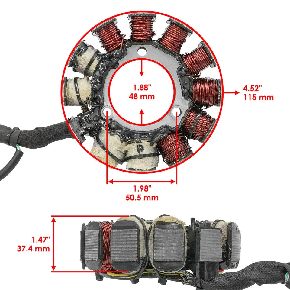 Stator for Arctic Cat Mountain Cat 900 2004 Magneto / Mountain Cat 800 2002-2004