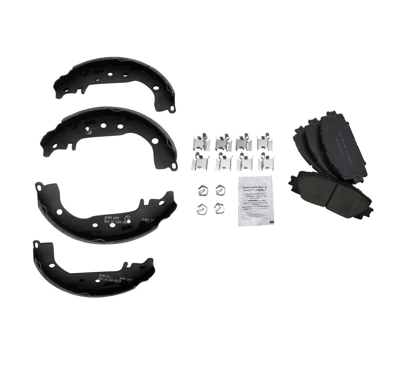 Brake Pads Ceramic Fits 2007-2018 Toyota Yaris