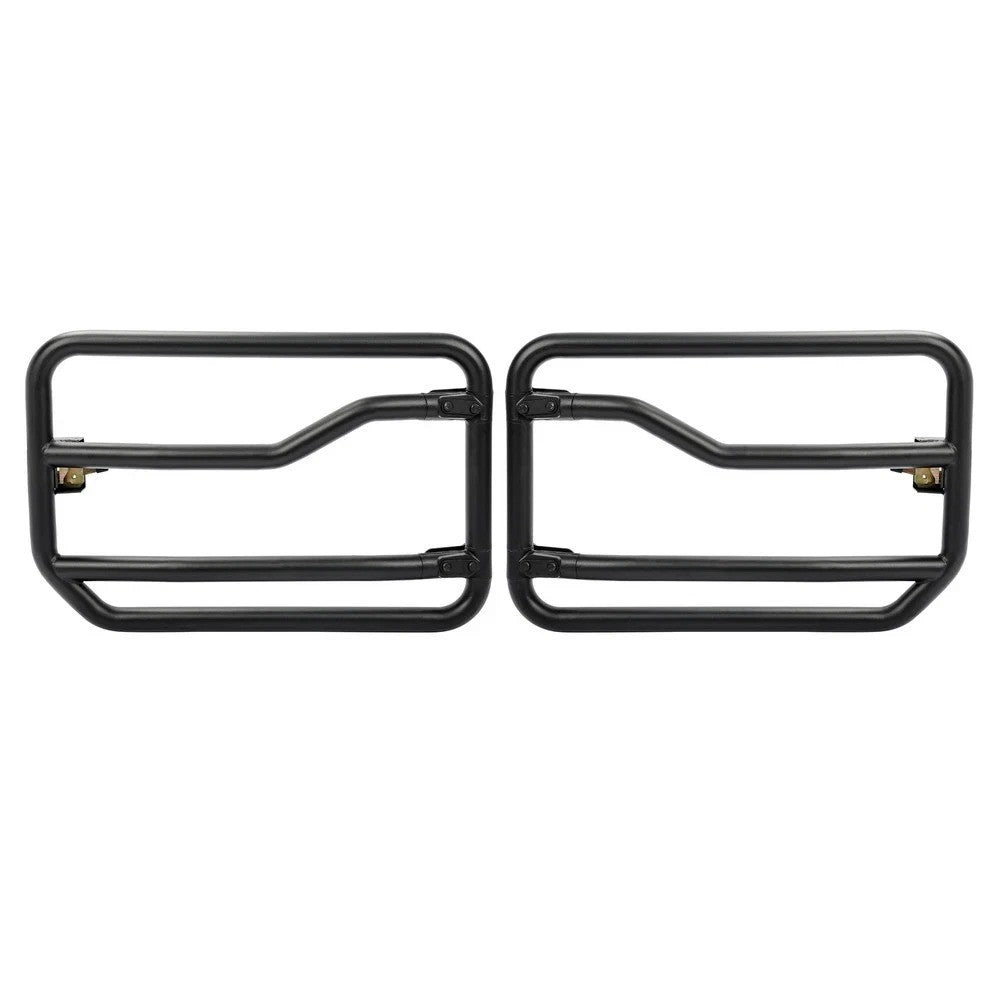 4Pcs Fit Jeep Wrangler JL 2018-2024 & Gladiator JT Steel Tube Tubular Half Doors