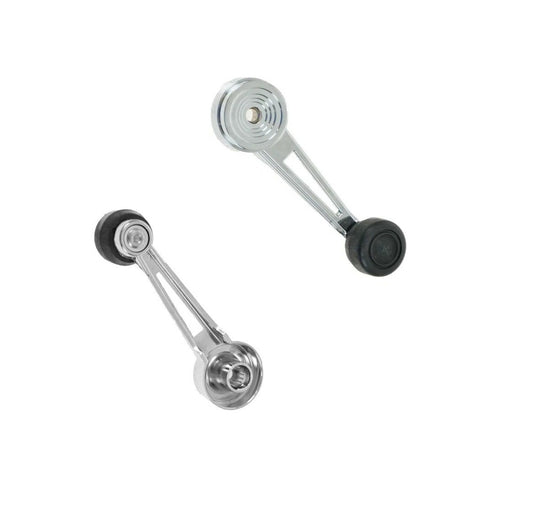 Chrome Inside Interior Window Crank Handle Pair Set NEW for Ford Pickup Truck