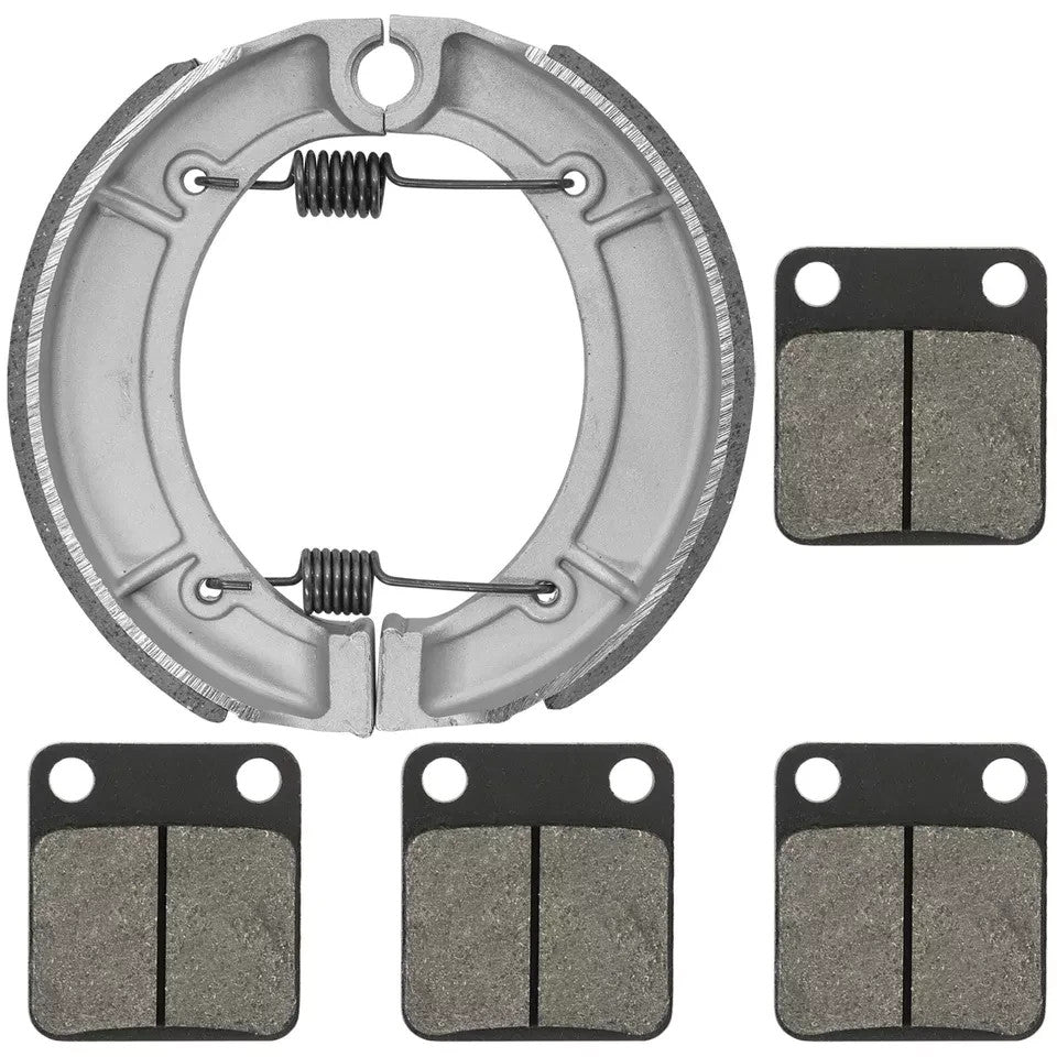 for Yamaha Big Bear 400 YFM400 2WD 4WD 2000-2004 Front Rear Brake Pads Shoes
