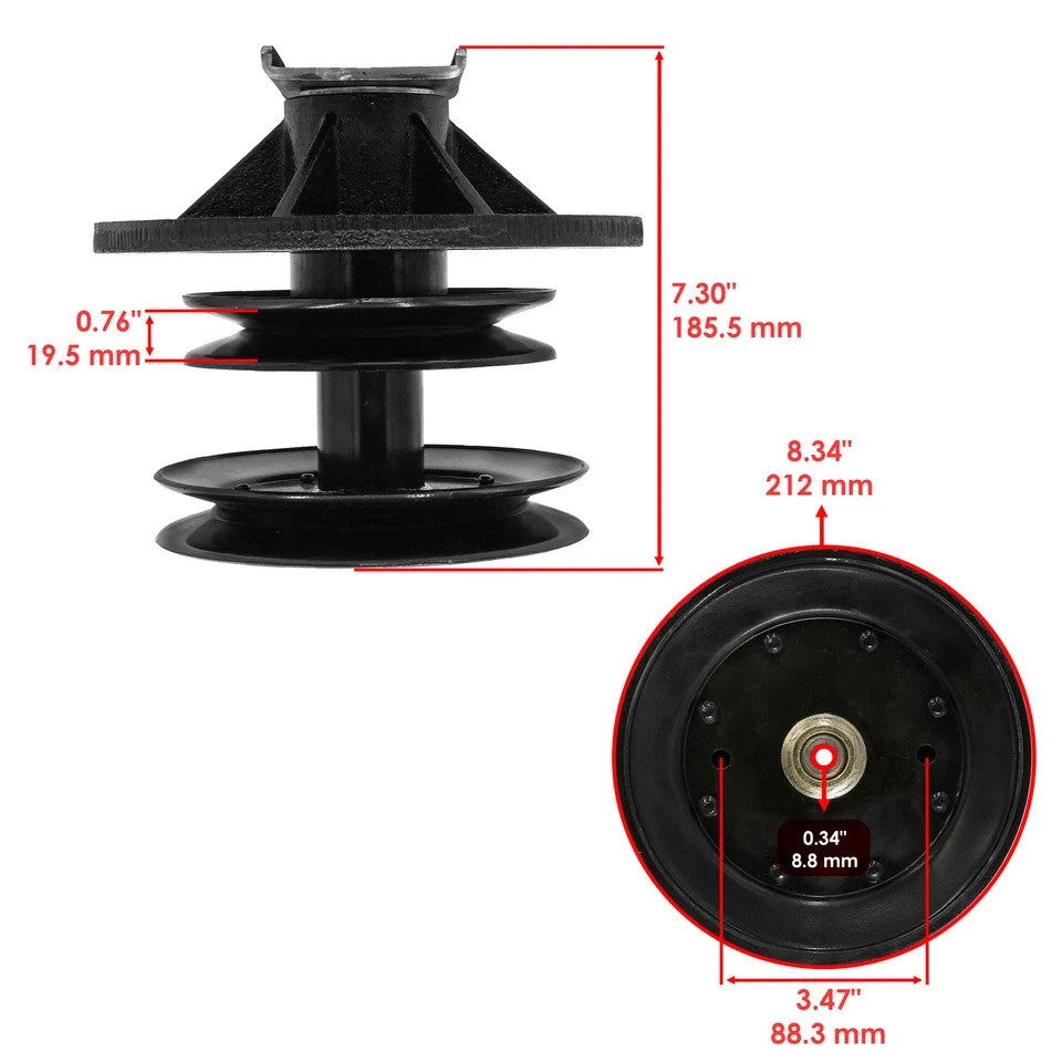 Celox Spindle For Toro Z253 Z255 Z256 Z257 Z283 Z286 Z287 Z Master 62" Deck