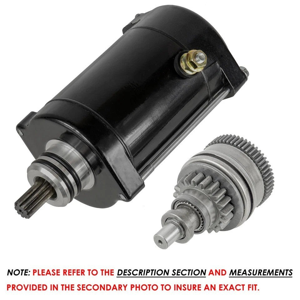 New Starter & Drive for Seadoo GSX Ltd 951Cc 950 1998 1999