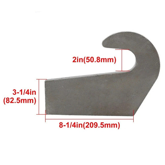 4X Steel Mounting Brackets For Pin Type Over The Bucket Loader Pallet Forks