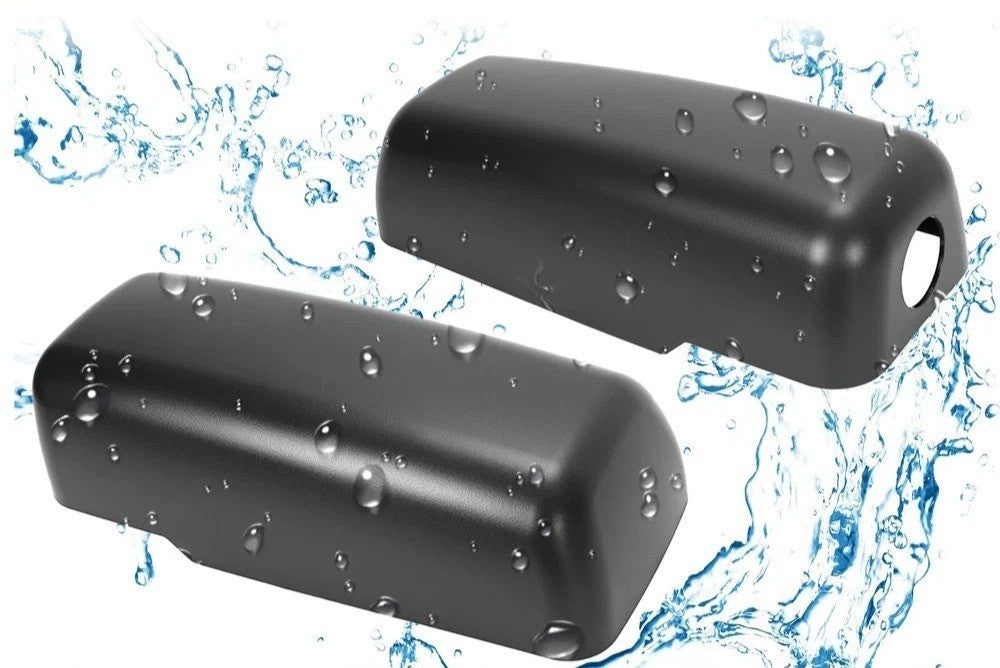 Pair Side View Mirror Cap Cover For Chevrolet GMC C4500 Kodiak Topkick 2003-2009
