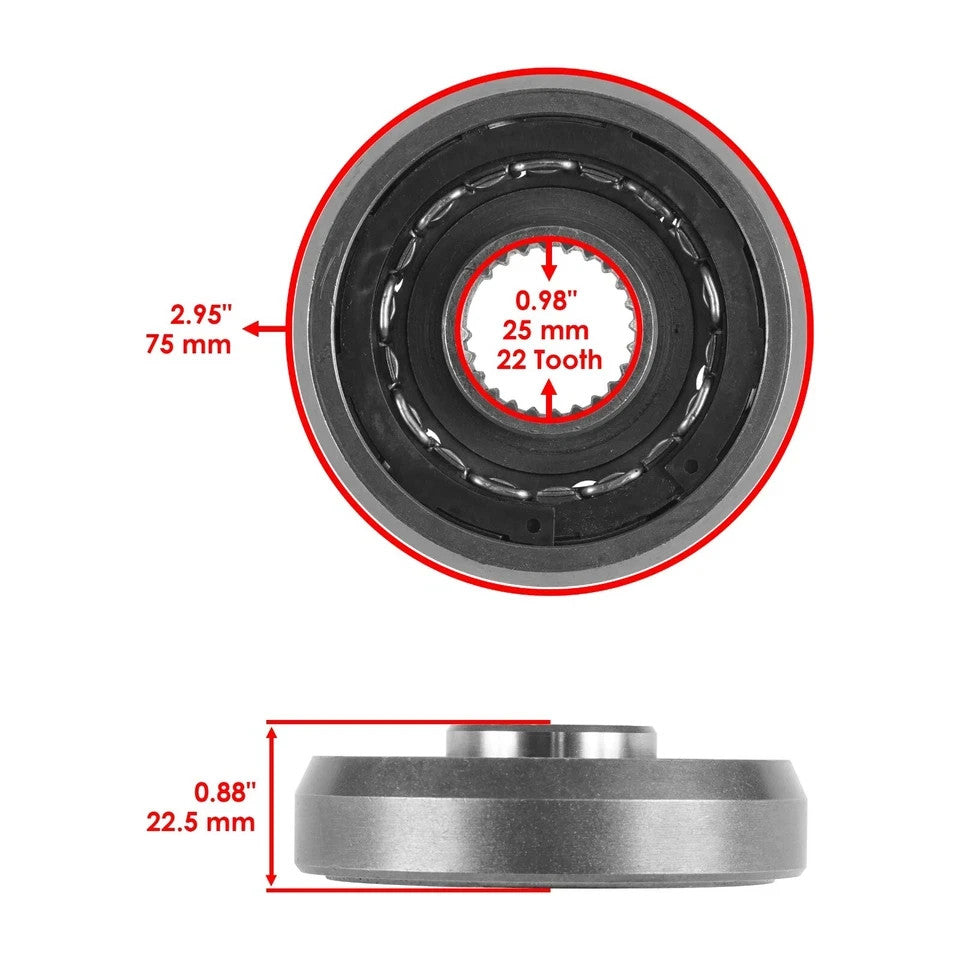 for Honda CRF450R CRF450L CRF450RWE 2018-19 Starter Clutch One Way Bearing Sprag