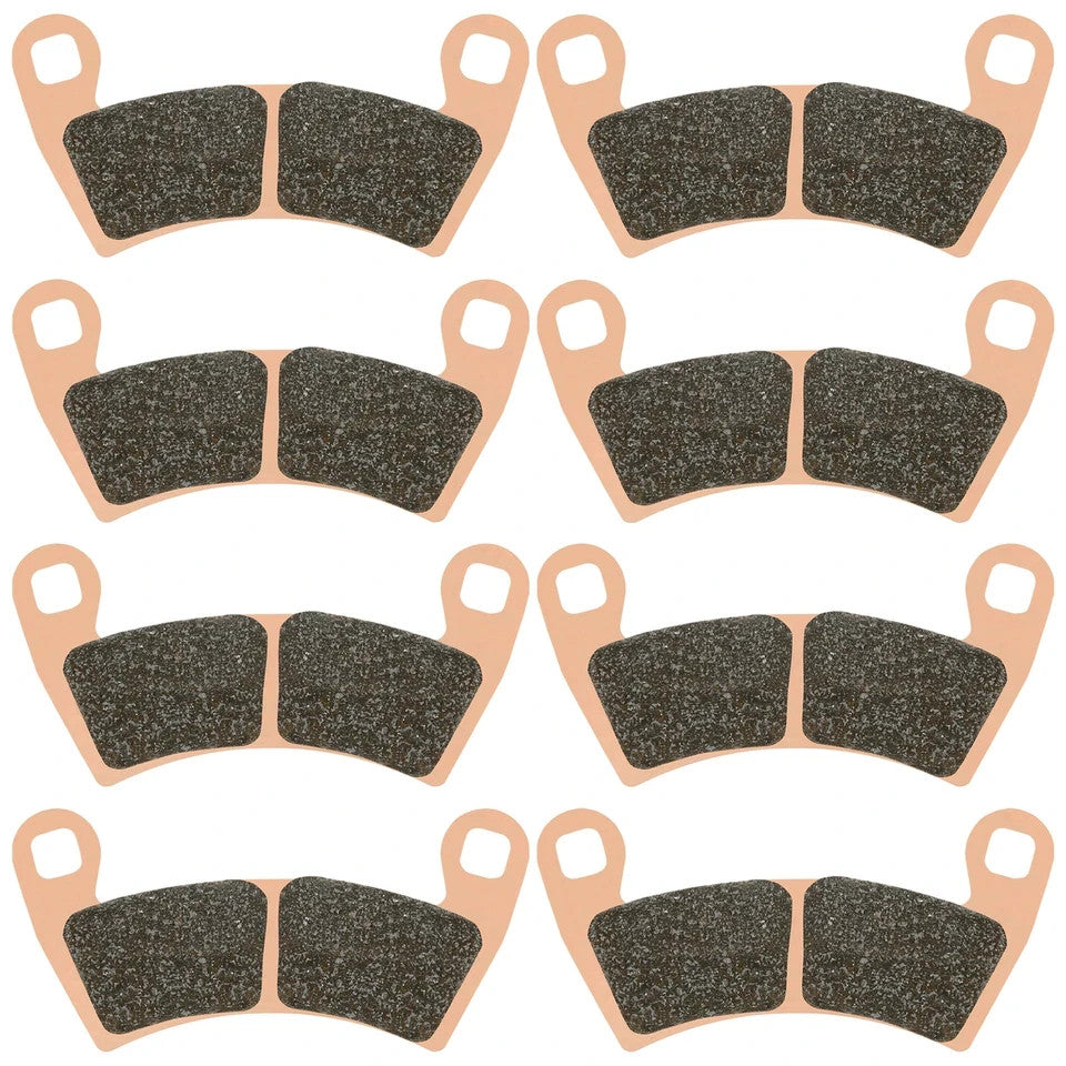 Front & Rear Brake Pads for Polaris Ranger 800 EFI 6X6 Crew 2010-2014 Sintered